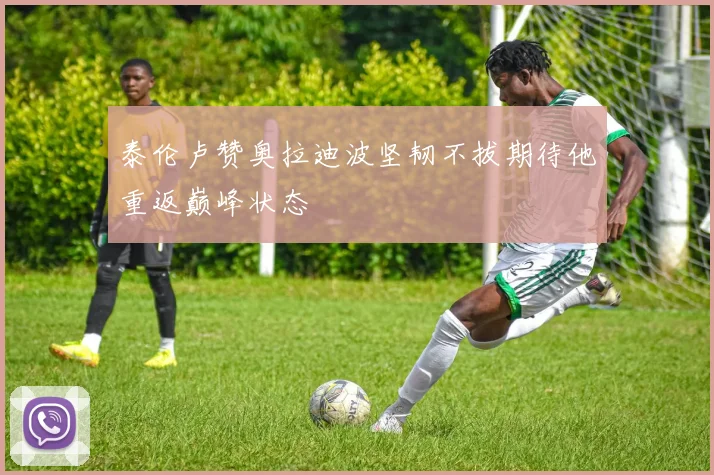 泰伦卢赞奥拉迪波坚韧不拔期待他重返巅峰状态